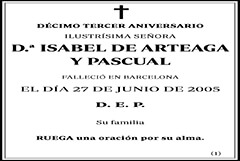 Isabel de Arteaga y Pascual